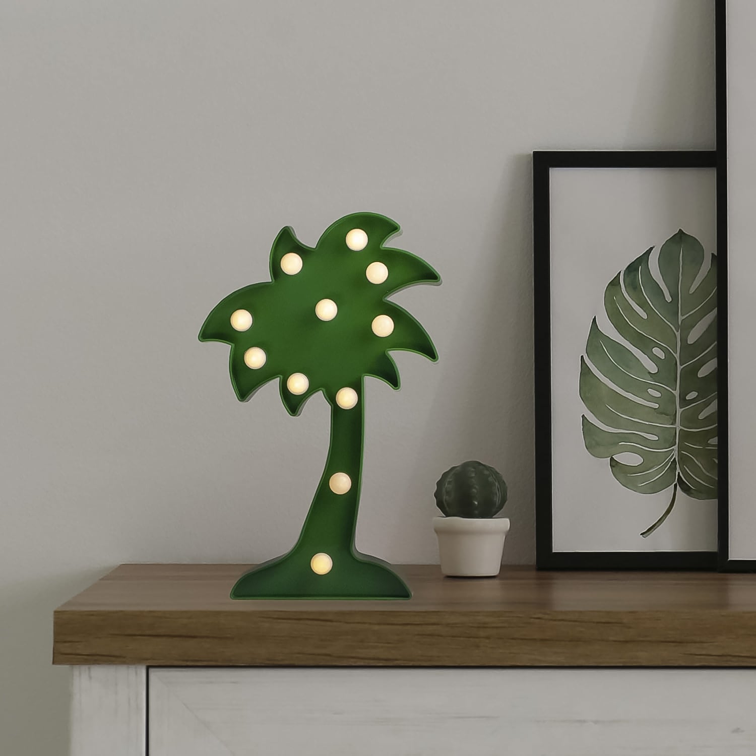 LED Night Light Coconut Tree Light Romantic Table Lamp (1 Pc / Battery Not Included) LED Night Light Coconut Tree Light Romantic Table Lamp (1 Pc / Battery Not Included)